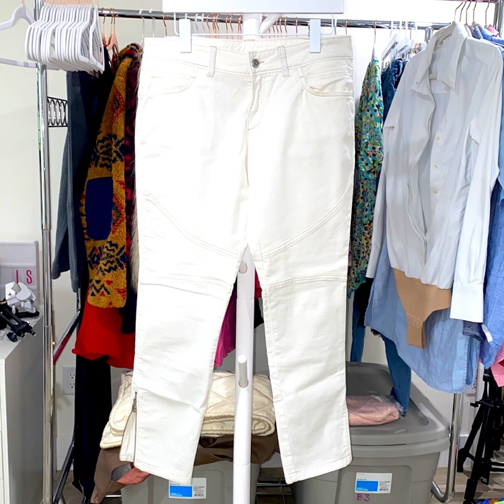 Bogner white jeans size 10